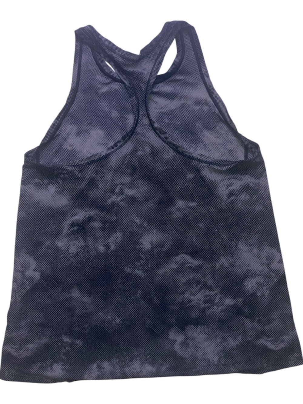 Athletica Black and White Tie-Dye Racerback Tank - Picture 4 of 5